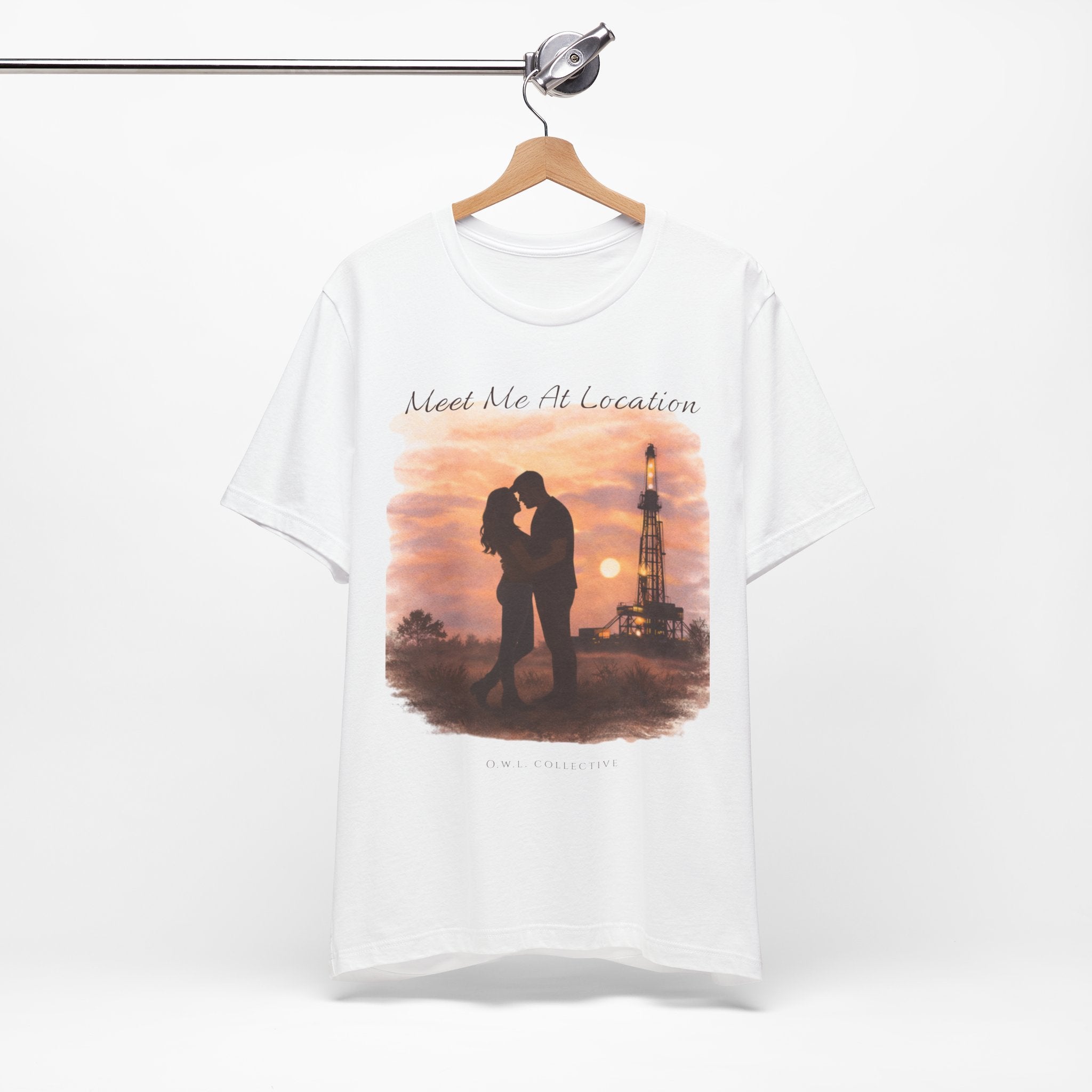 Meet Me At Location - Oilfield Love Tee